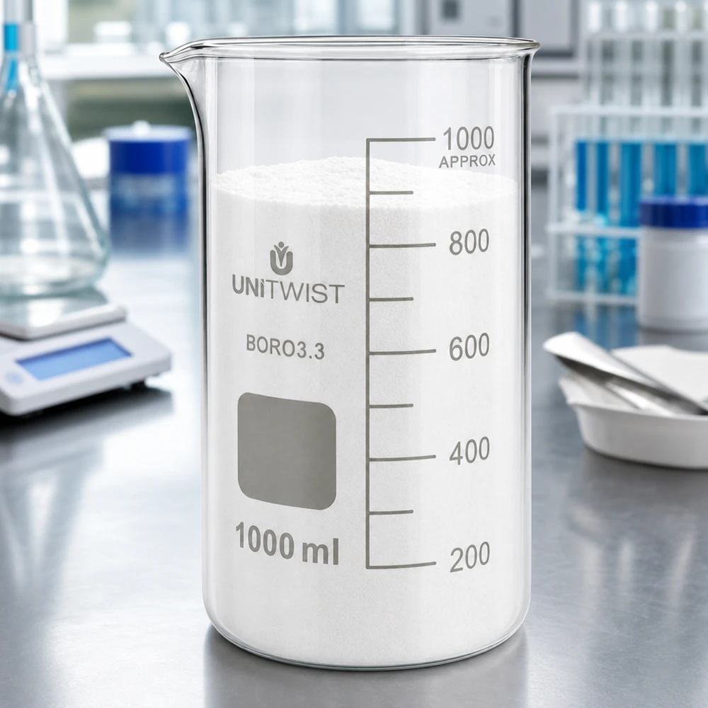 Becherglas 1000ml hohe Form Borosilikat 3.3 UNITWIST für Labor und Gewerbe mit Skala