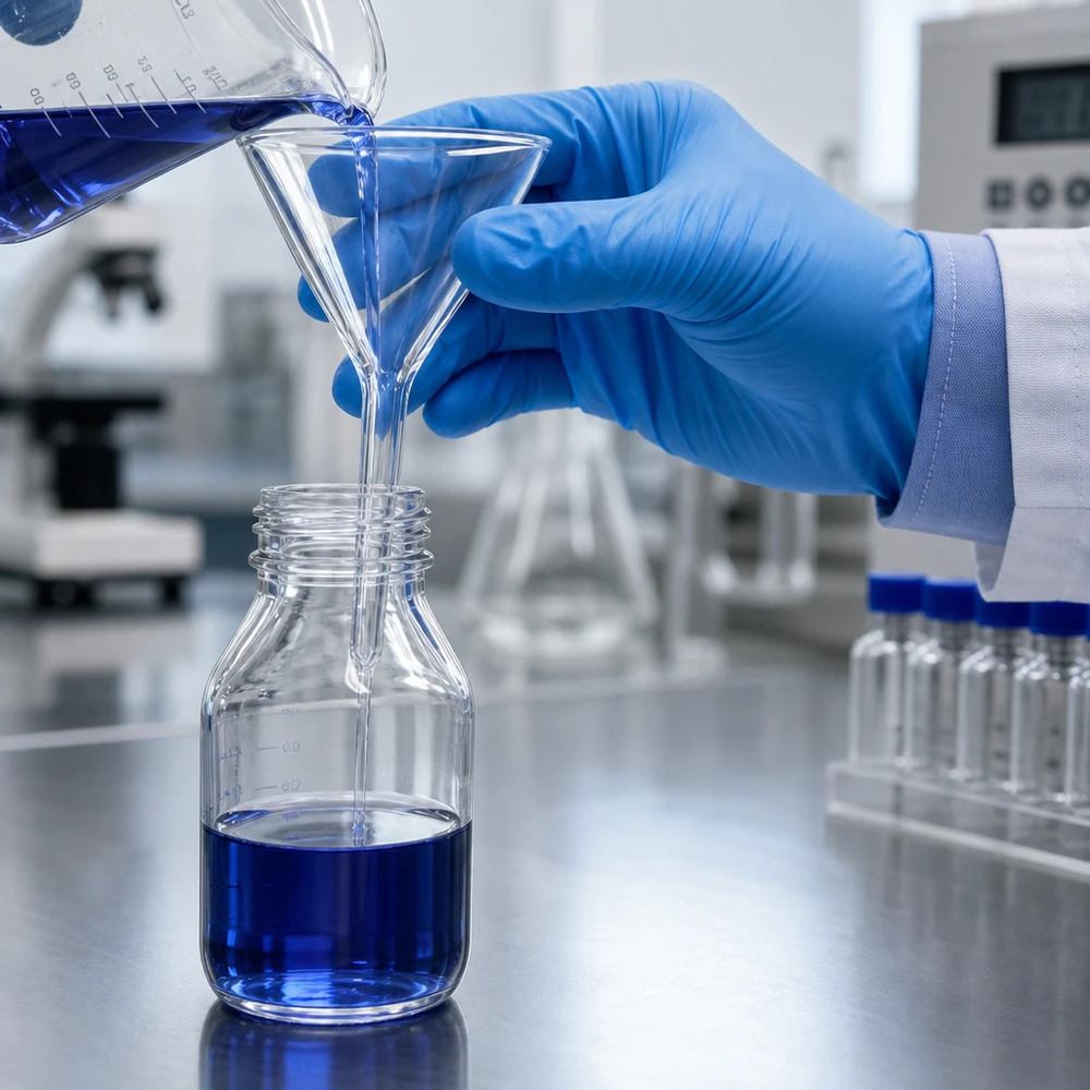 Trichter ø35mm Kalk-Soda, Winkel 60°, Kurzstil Labortrichter 35mm Kalk-Soda-Glas 60° Winkel Kurzstil für professionelle Anwendung in Labor und Industrie