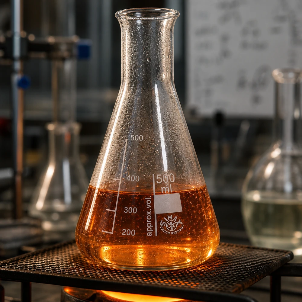 Erlenmeyerkolben 500ml Enghals Erlenmeyerkolben 500ml Enghals aus Borosilikatglas für professionelle Laboranwendungen bei Pacadura.de
