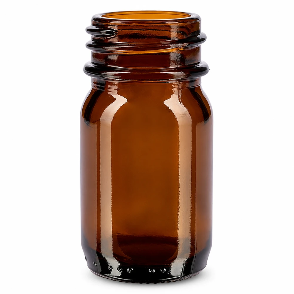 30ml Braunglas-Weithalsflasche für professionelle Anwendungen im Fachhandel bei Pacadura.de