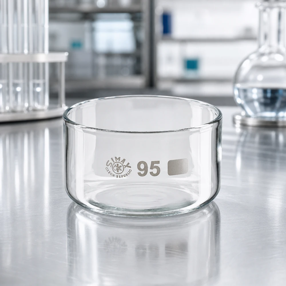 Kristallisierschale 300ml Borosilikatglas ohne Ausguss Ø95mm SIMAX für Labor und Gewerbe