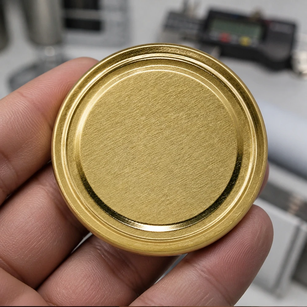 63mm BasicSeal Twist-Off Deckel TO63 gold Weißblech Einkochdeckel Großhandel Pacadura