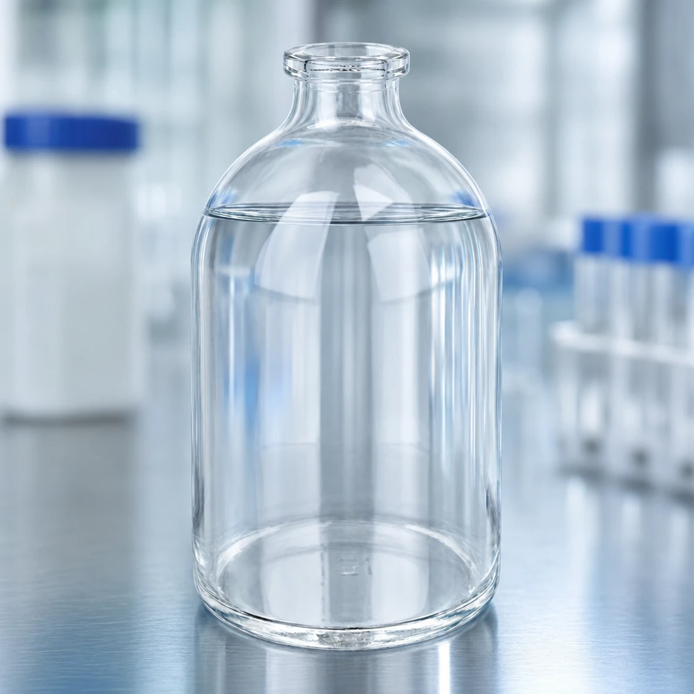 Injektionsflasche Klarglas 100ml Injektionsflasche Klarglas 100ml für pharmazeutischen und gewerblichen Einsatz