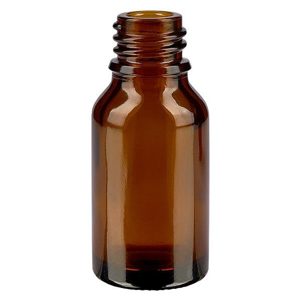 Tropfflasche 15 ml DIN 18 Braunglas