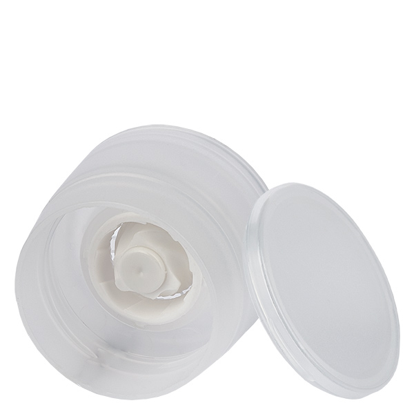 Salz-/Gewürzglas Deckel mit grober Mühle weiß