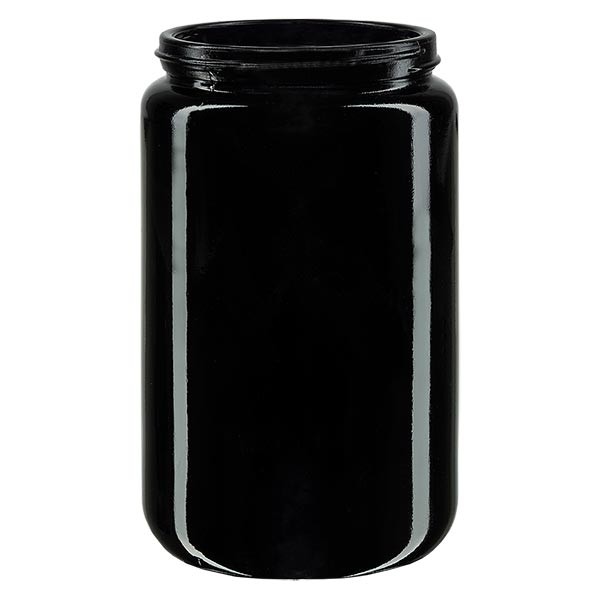 Weithalsdose+ Violettglas 400ml, ohne Deckel