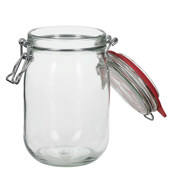 1140ml Vorratsglas mit Gummiring und Bügelverschluss UNiTWIST