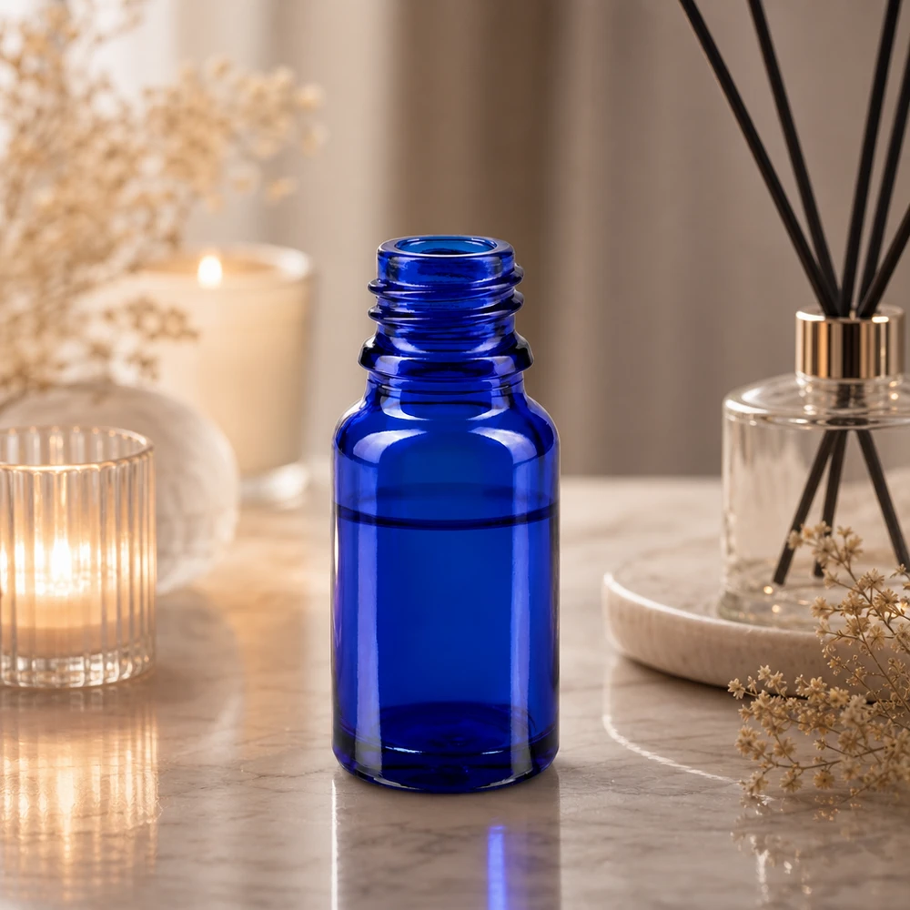 10ml blaue Apothekenflasche ApoGlas für professionelle Anwendung im Fachhandel bei Pacadura.de