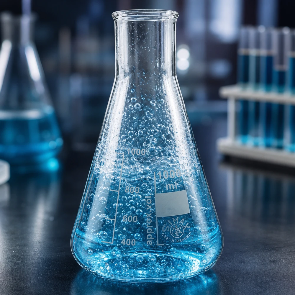 Erlenmeyerkolben 200ml Weithals aus Borosilikatglas für professionelle Laboranwendungen bei Pacadura.de
