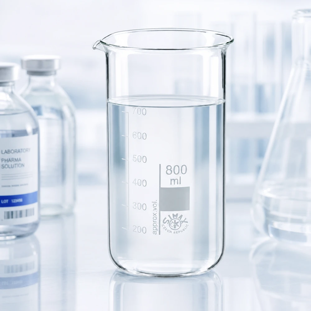 Becherglas 800ml hohe Form aus Borosilikatglas für Labor und Gewerbe von Simax