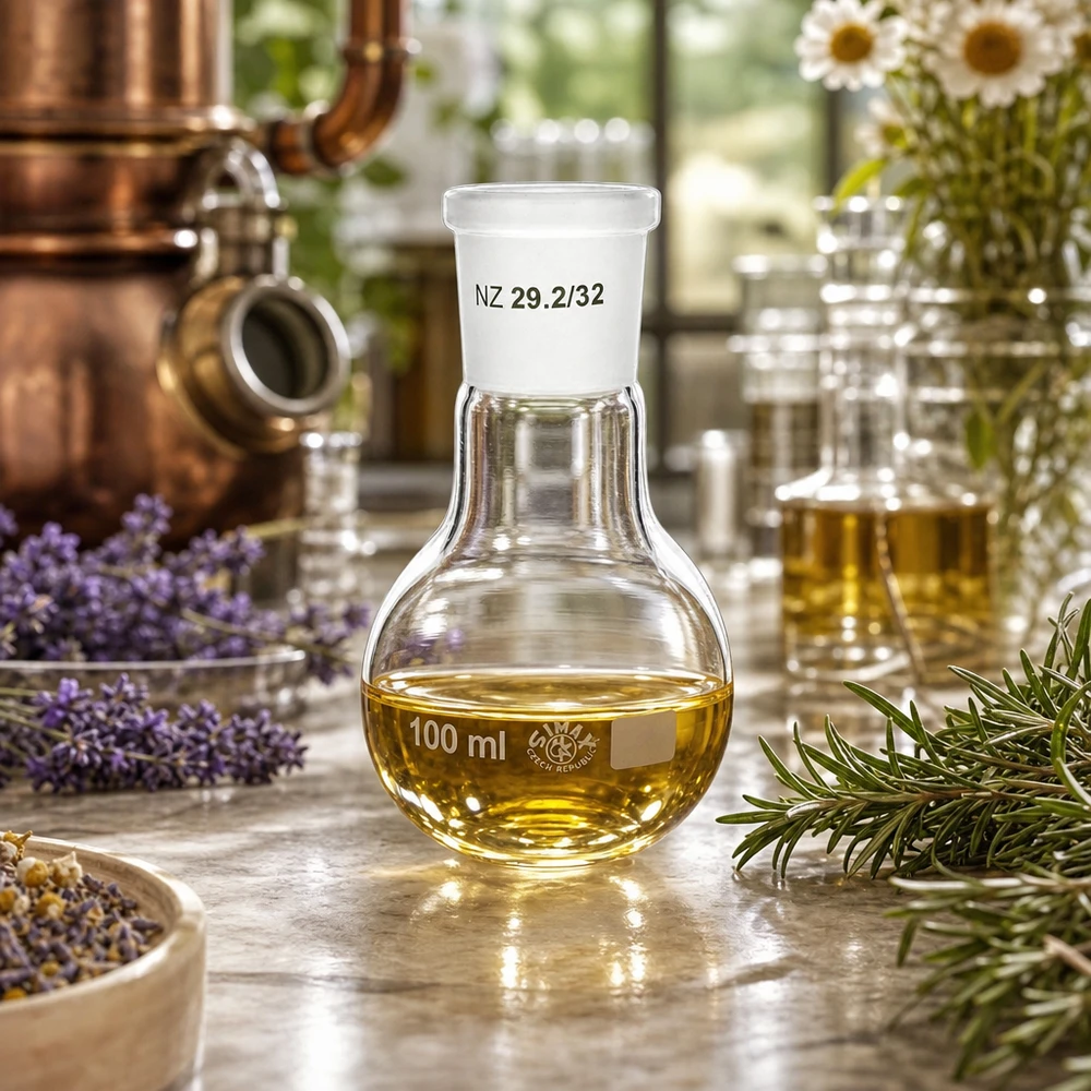 Stehkolben 100ml Glas mit Normschliff NS 29/32 für professionelle Destillation und Laboranwendungen bei Pacadura