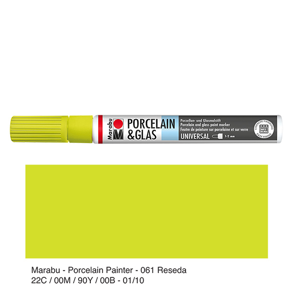 Malstift Reseda 1-2mm für Glas/Porzellan