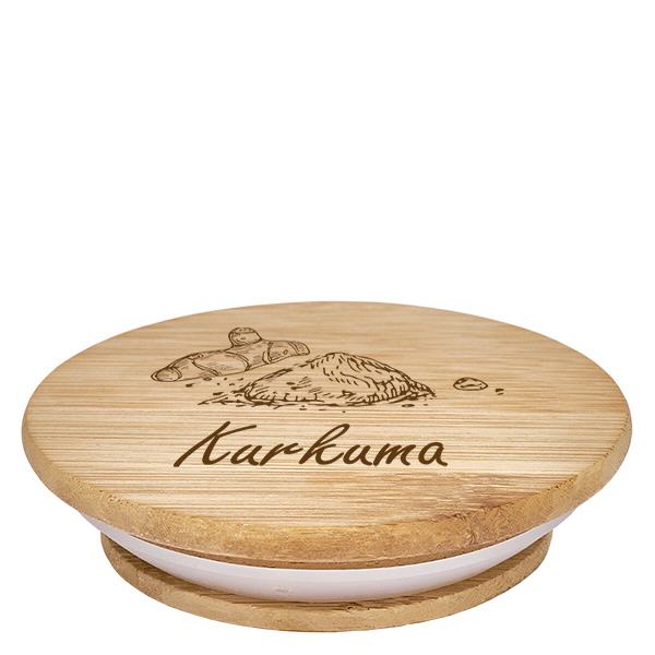 Holzdeckel "Kurkuma" für WECK RR60