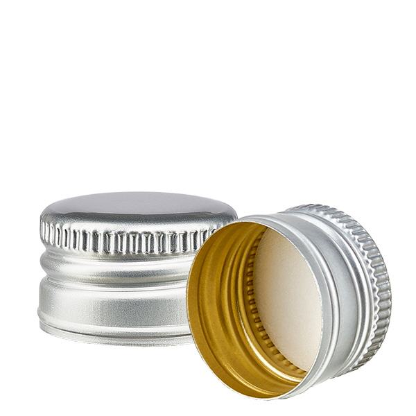 PP22 silber Aluminium Verschluss ohne Rollrand