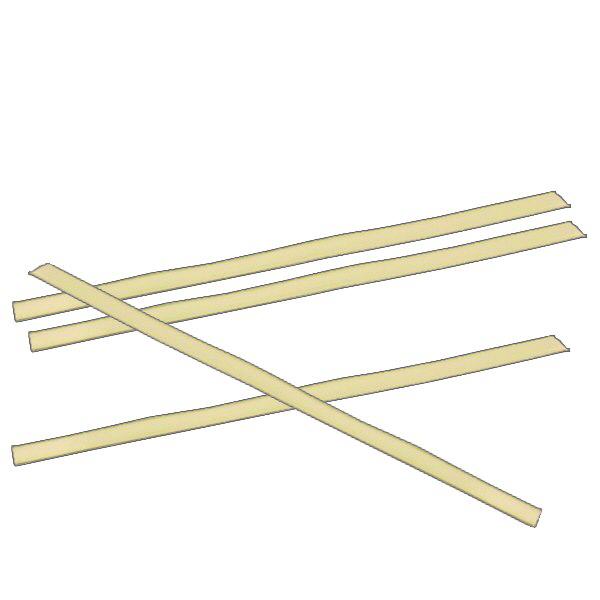 1 Clipbandverschluss aus Papier,Länge 140, gold