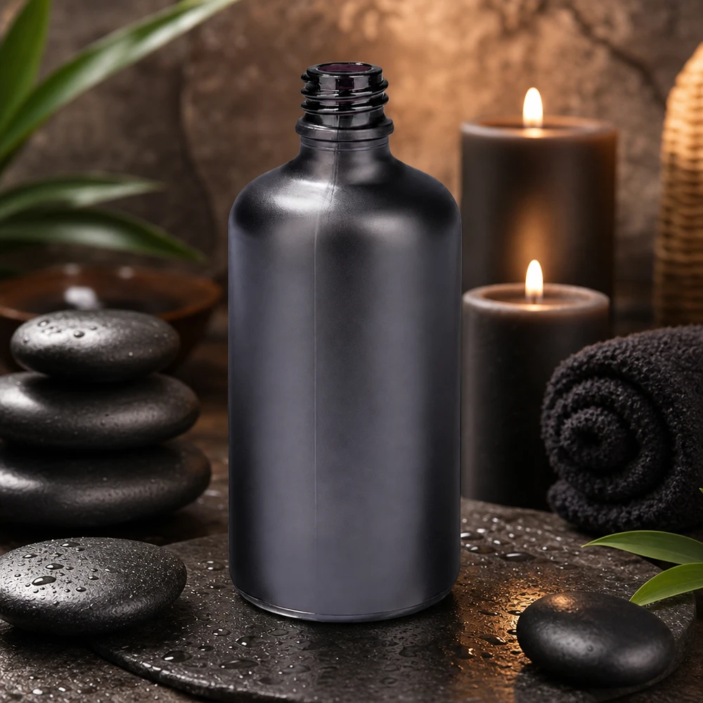 100ml Apothekerflasche BlackLine UT18/100 UNiTWIST 100ml Apothekerflasche schwarz Glas UT18/100 UNiTWIST für professionelle Kosmetik und Pharmazie Pacadura