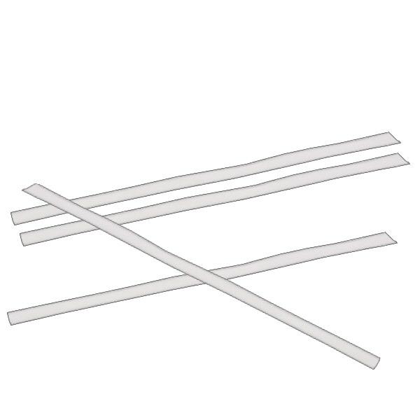 1 Clipbandverschluss aus Papier,Länge 100, weiss 1 Clipbandverschluss aus Papier,Länge 100, weiss