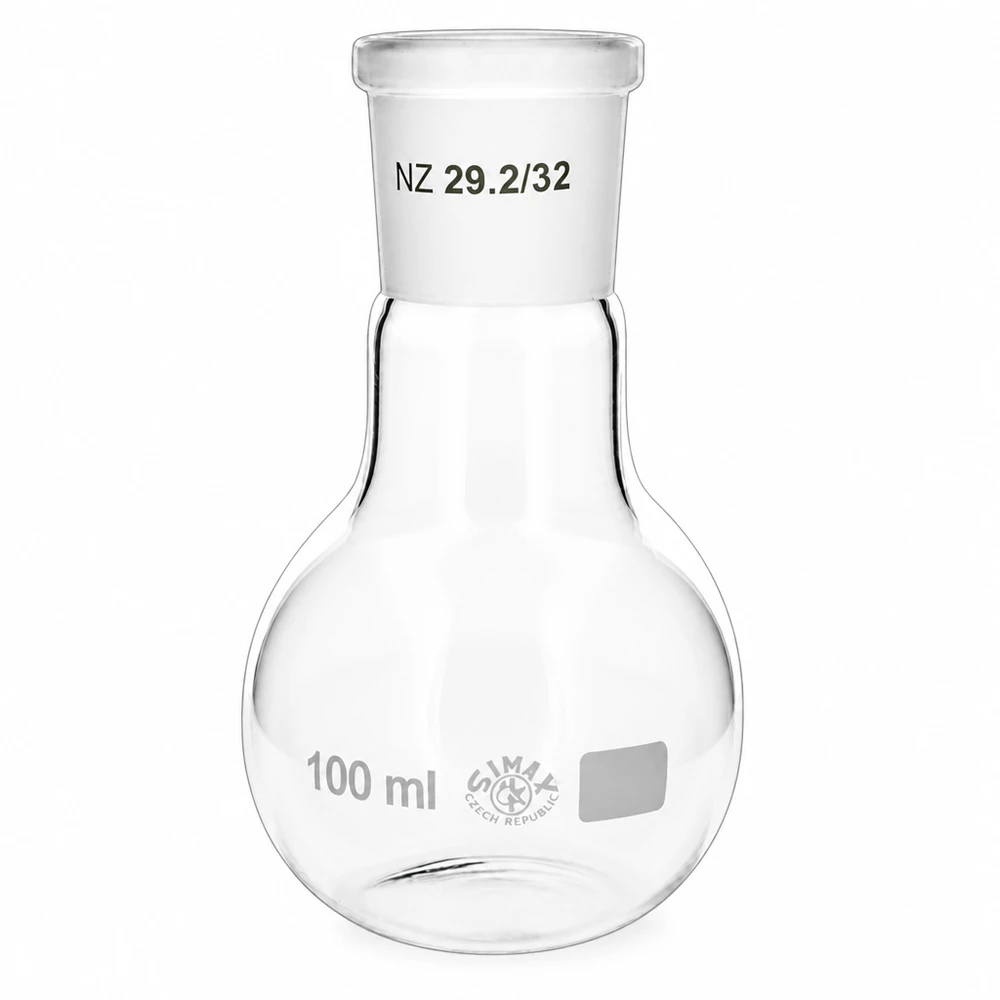 Stehkolben 100ml mit Normschliff (29/32) Stehkolben 100ml Borosilikatglas mit Normschliff NS 29/32 für professionelle Laboranwendungen
