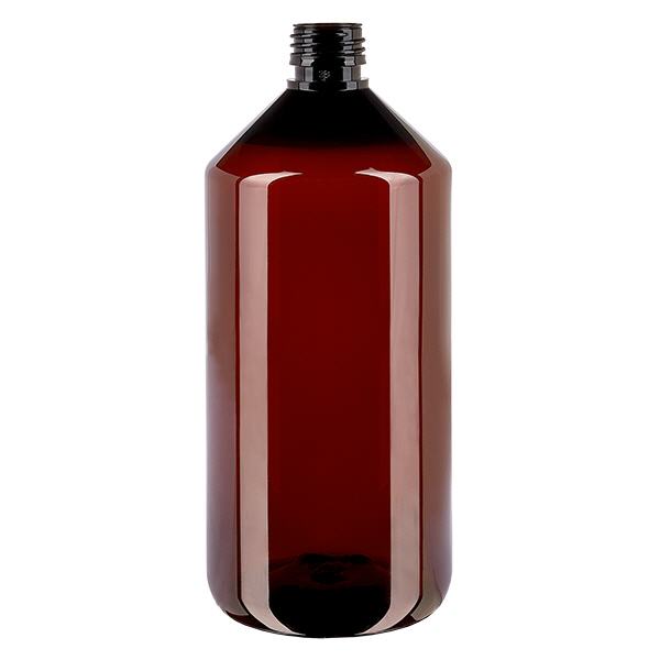 PET Flasche 1000ml PP28 ohne Verschluss