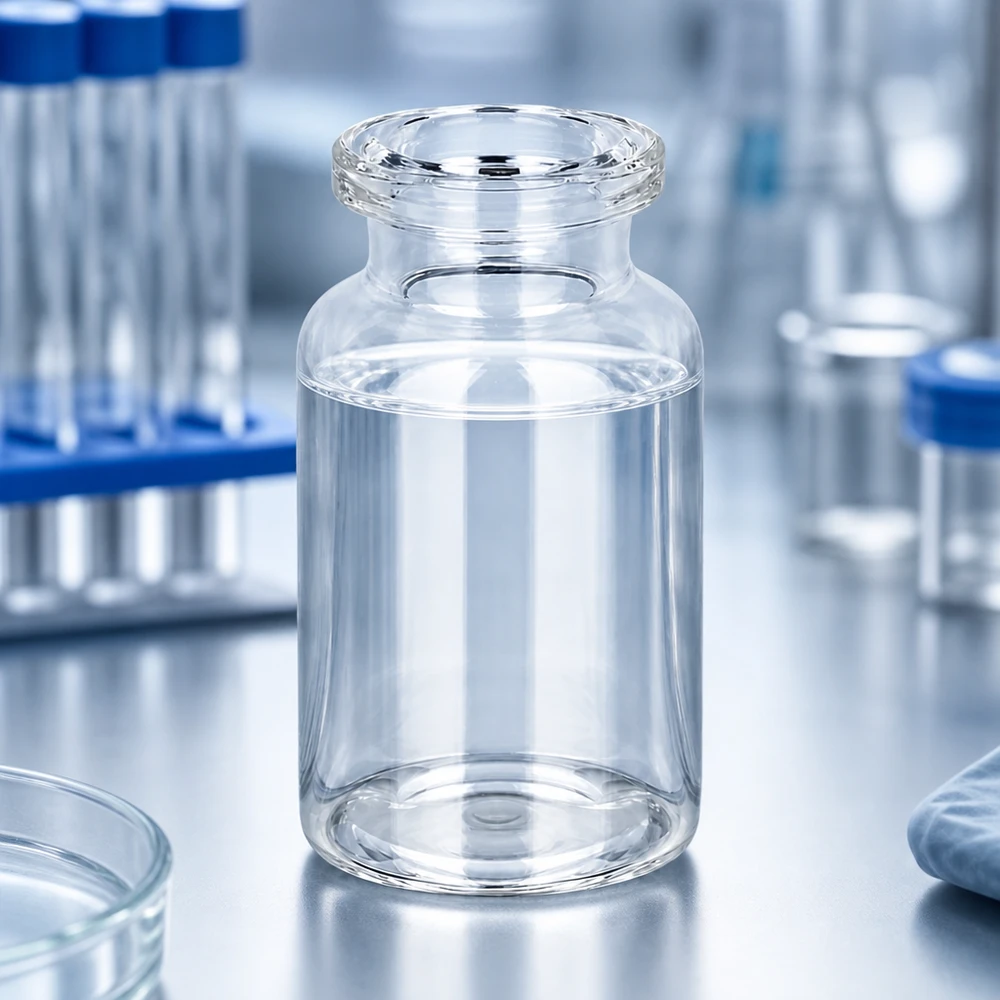 Injektionsflasche Klarglas 10ml Injektionsflasche Klarglas 10ml für pharmazeutischen und medizinischen Einsatz im Großhandel