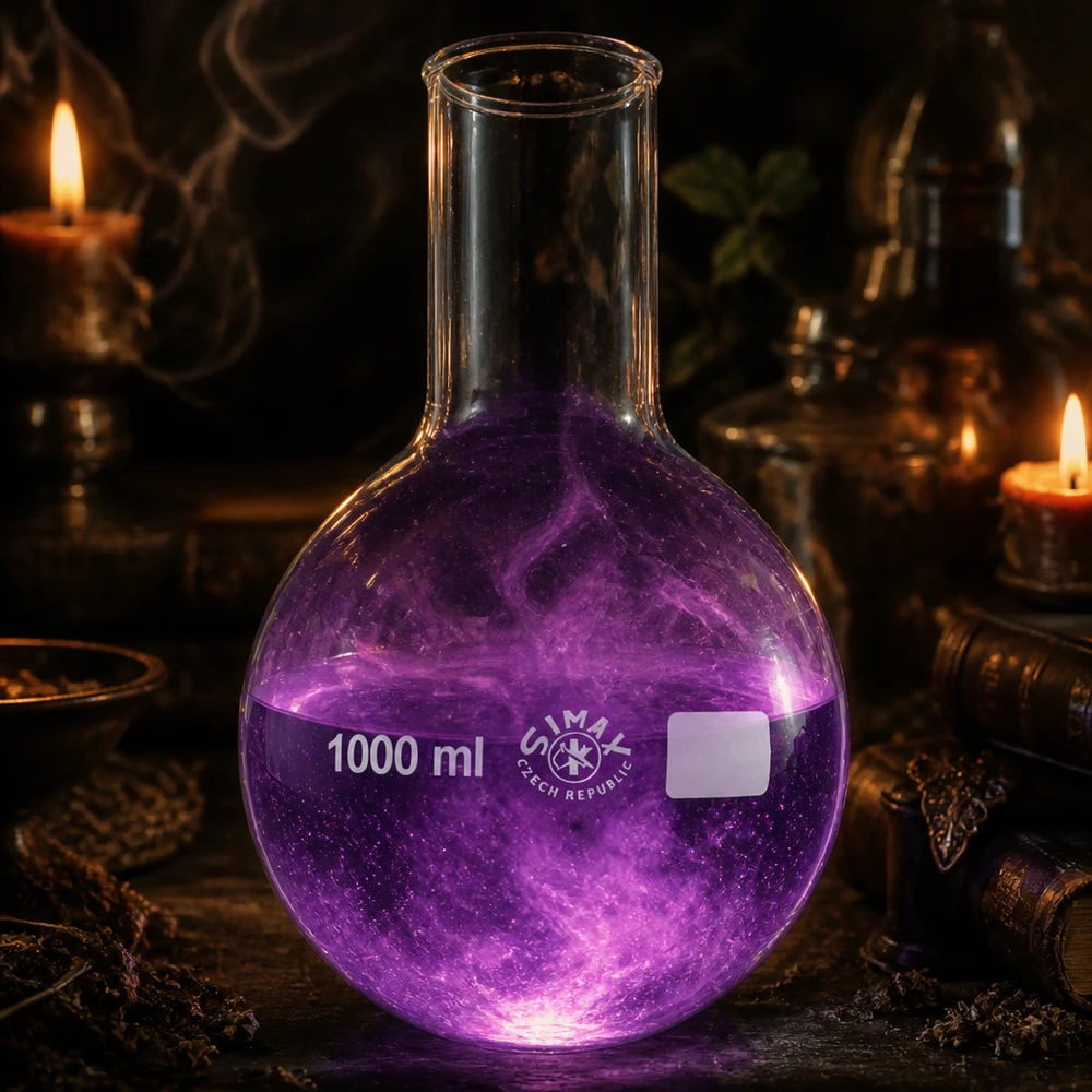 Rundkolben 1000ml Weithals aus Borosilikatglas für professionelle Laboranwendungen und gewerblichen Einsatz