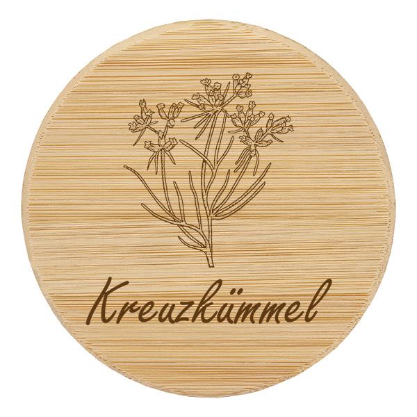 Holzdeckel "Kreuzkümmel" für WECK RR60
