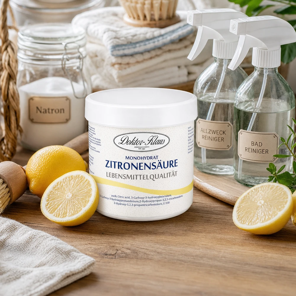 Zitronensäure 250g Doktor-Klaus 250g Doktor-Klaus Zitronensäure Monohydrat für professionelle Reinigung und Entkalkung im Gewerbeeinsatz