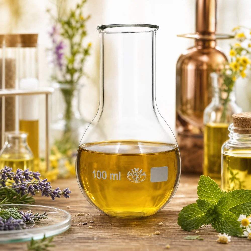 Rundkolben 100ml Weithals aus Borosilikatglas für professionelle Laboranwendungen und Destillation bei Pacadura