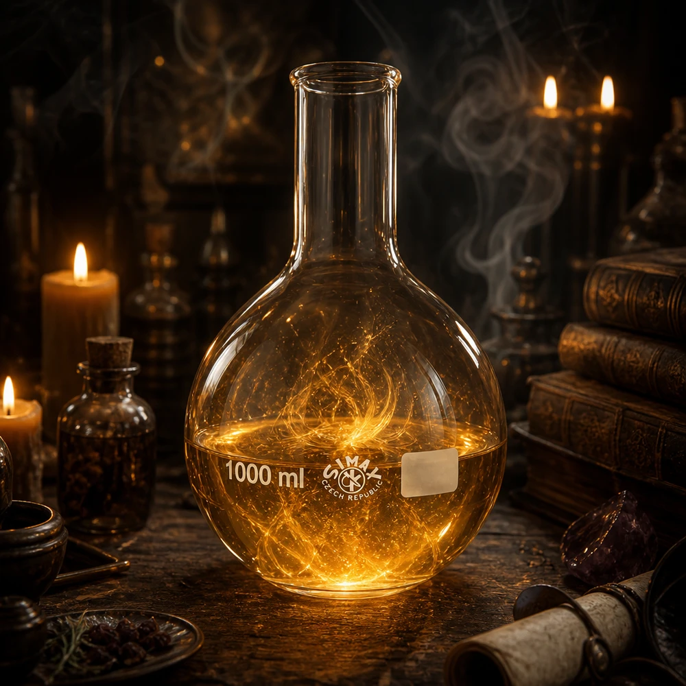 Stehkolben 1000ml Enghals Stehkolben 1000ml Enghals aus Borosilikatglas für professionelle Laboranwendungen bei Pacadura.de