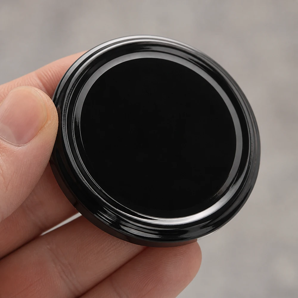 70mm BasicSeal Schraubdeckel TO70 schwarz Weißblech Twist-Off Verschluss für Gläser Großhandel Pacadura