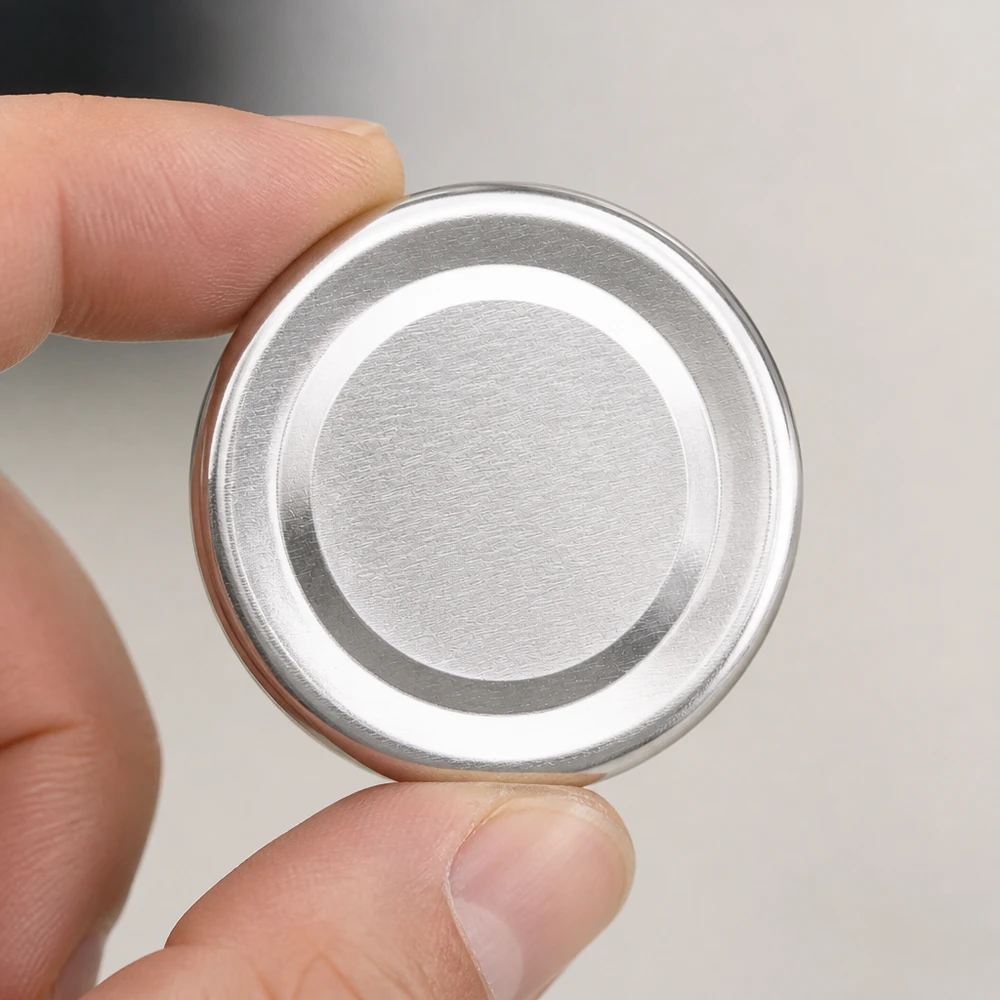 43mm BasicSeal Deckel silber (TO43) UNiTWIST 43mm TO43 BasicSeal Schraubdeckel silber aus Weißblech für gewerbliche Glasabfüllung Großgebinde