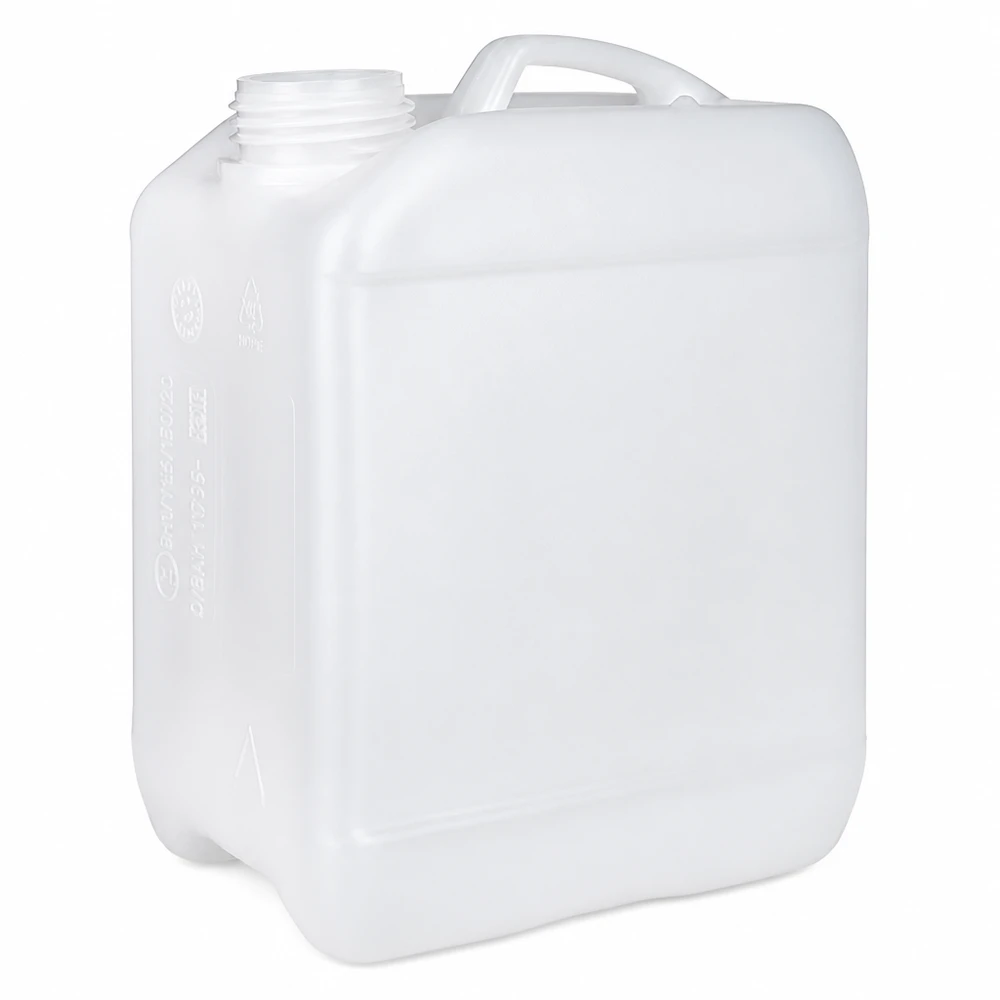 Kanister 2.5 Liter ohne Verschluss Kanister 2,5 Liter HDPE Kunststoff ohne Verschluss transparent weiß für gewerblichen Einsatz