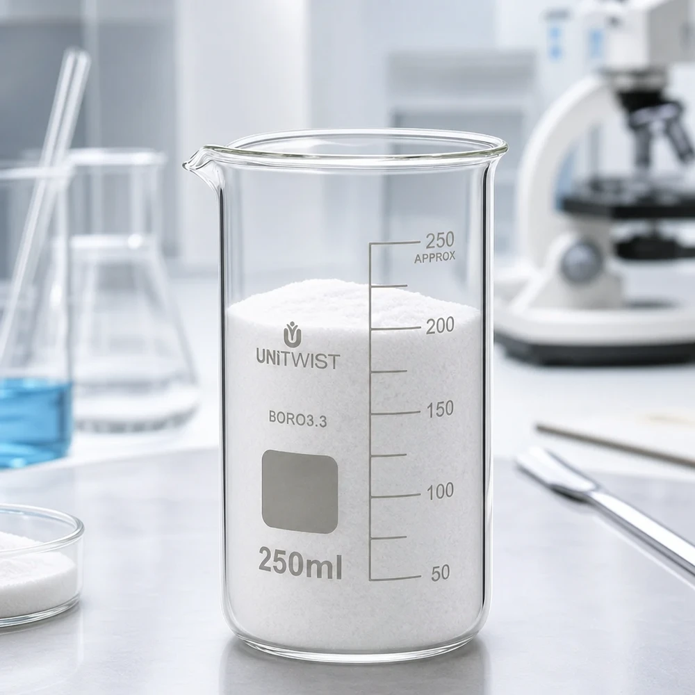 Becherglas 250ml Borosilikat hohe Form UNITWIST für professionellen Laboreinsatz im Fachhandel