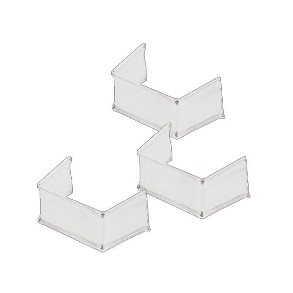 1 U-Clip aus Papier, Länge 33, weiss