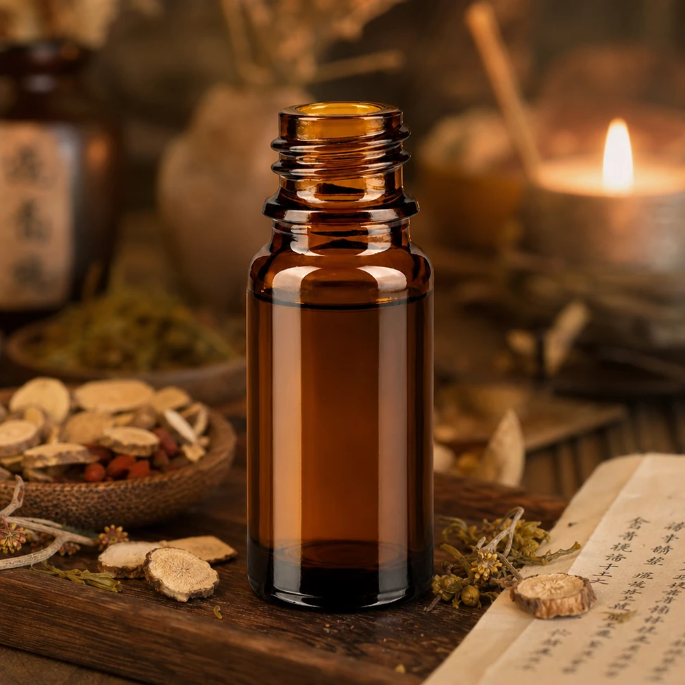 10ml braune Apothekerflasche ApoGlas für professionelle Anwendung in Pharmazie und Kosmetik bei Pacadura.de
