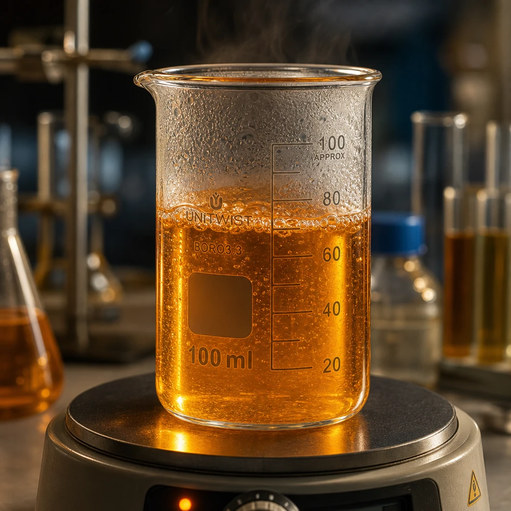 Becherglas 100ml Borosilikat hohe Form UNITWIST für professionellen Laboreinsatz bei Pacadura