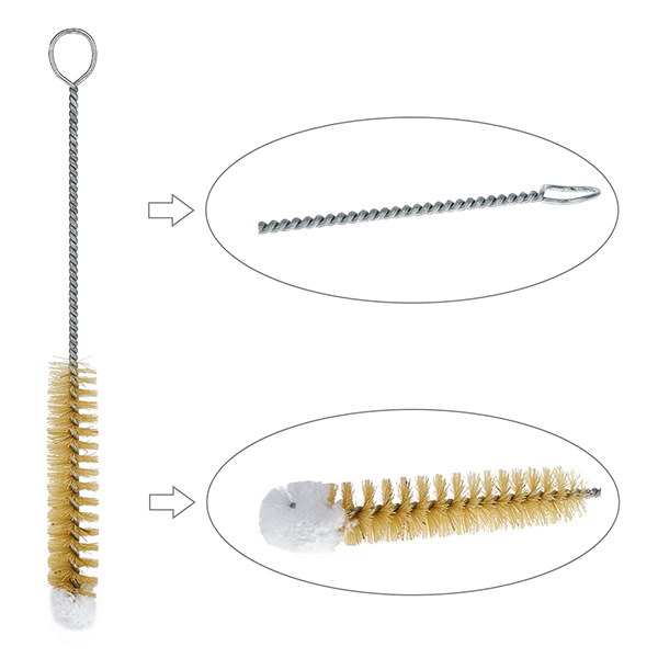 Reinigungsbürstchen rund mit Baumwollkopf ø12mm