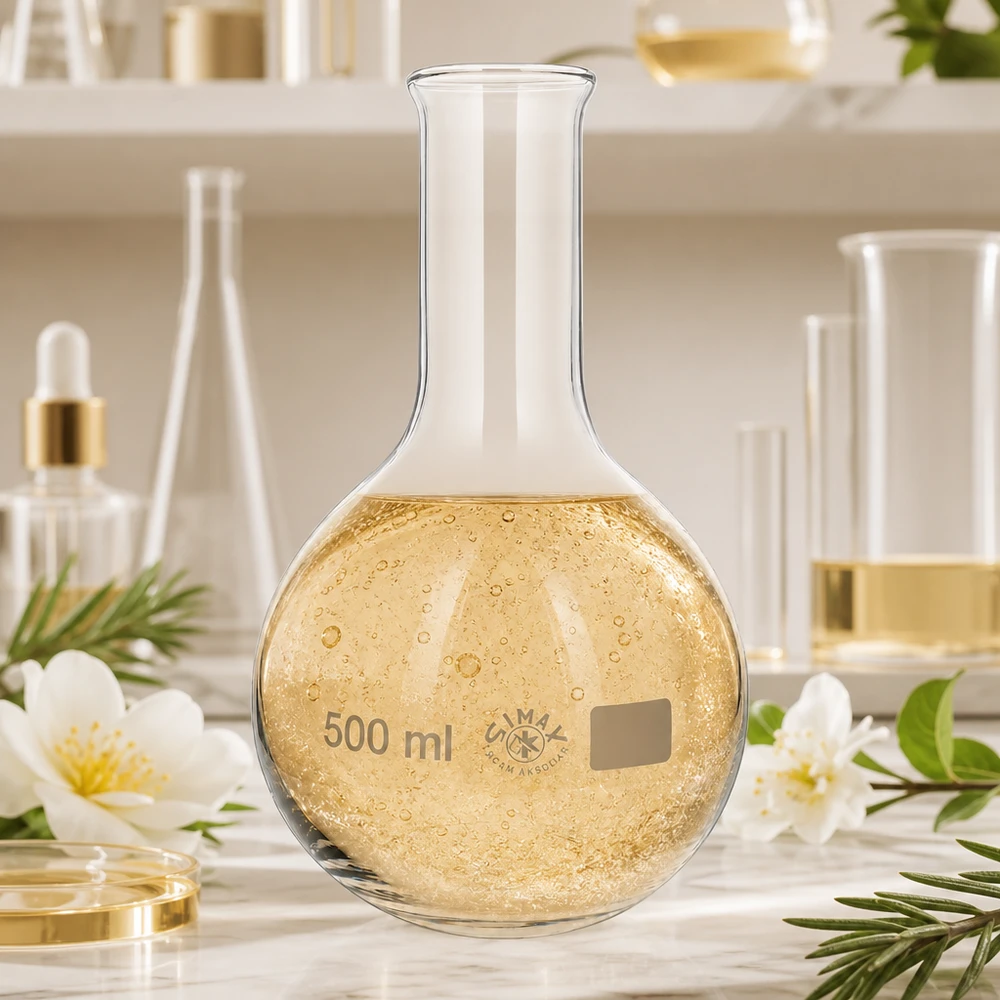 Stehkolben 500ml Enghals aus Borosilikatglas für professionelle Laboranwendungen und Gewerbetreibende
