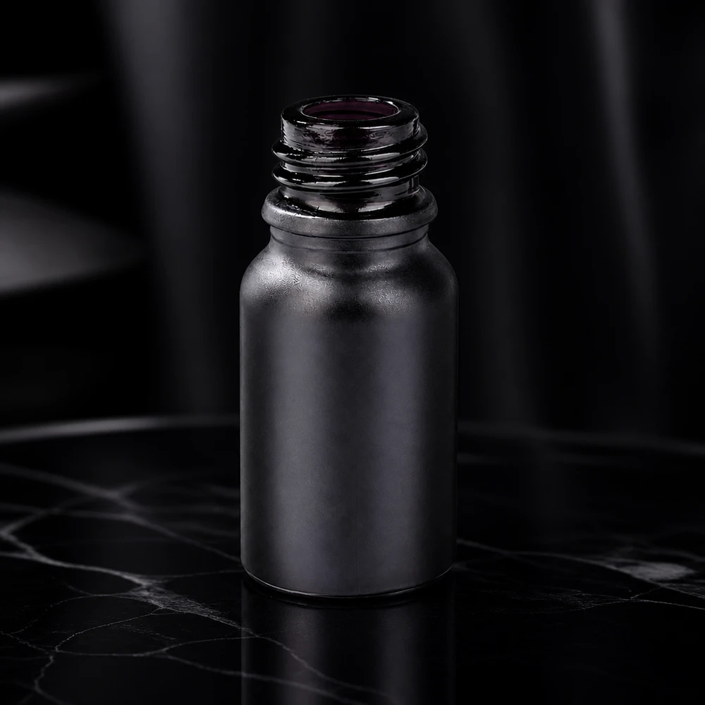 10ml Apothekerflasche BlackLine UT18/10 UNiTWIST 10ml Apothekerflasche BlackLine UT18/10 UNiTWIST schwarz matt für professionellen pharmazeutischen Einsatz
