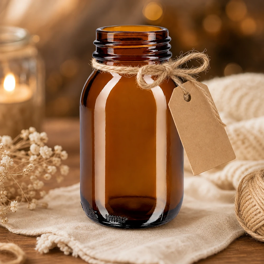 125ml Weithalsflasche aus Braunglas für professionelle Verpackung und Lagerung in Gewerbe und Handel