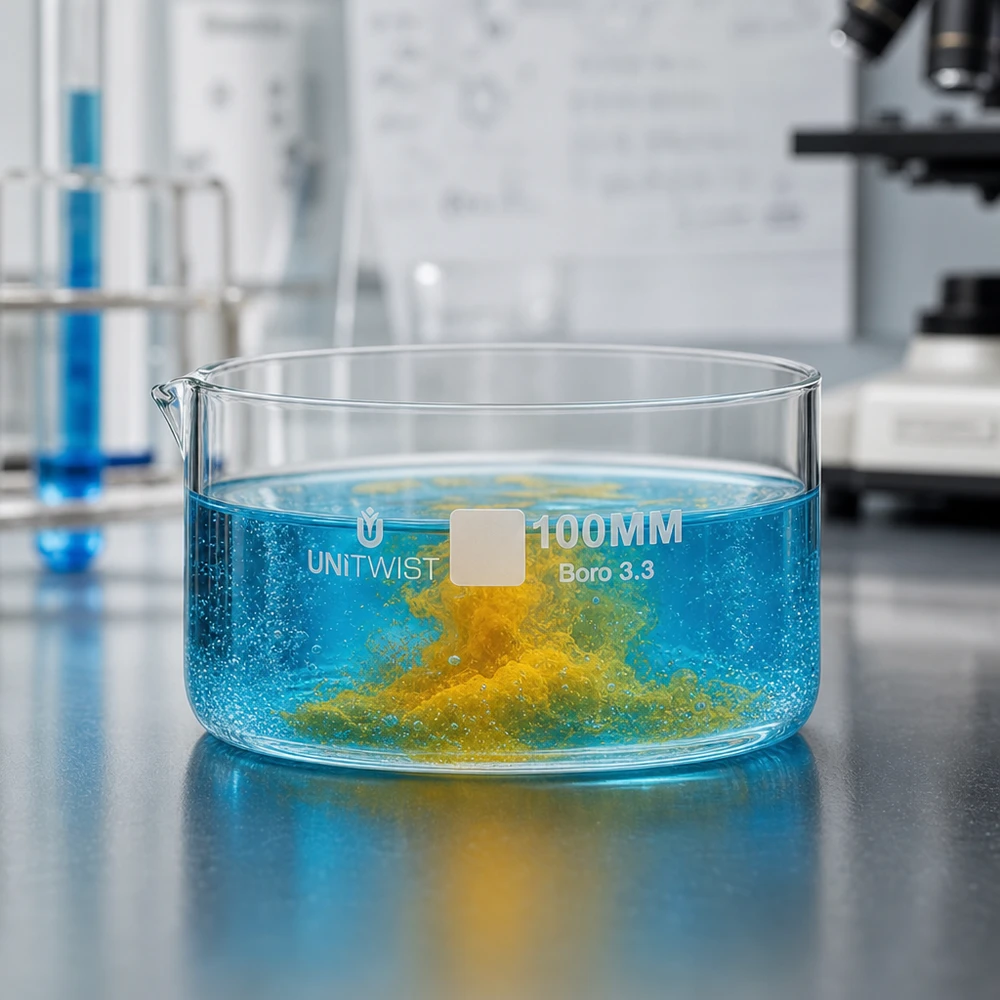 Kristallisierschale 100mm Borosilikatglas Boro 3.3 UNiTWIST für Labor und Gewerbe von Pacadura