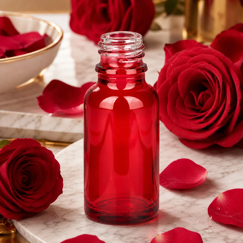 20ml Apothekerflasche RedLine Glas UT18/20 UNiTWIST für professionelle Kosmetik und Pharmazie bei Pacadura