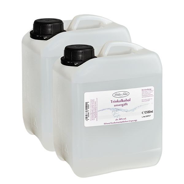 5000ml Weingeist (Trinkalkohol) 96% Doktor-Klaus