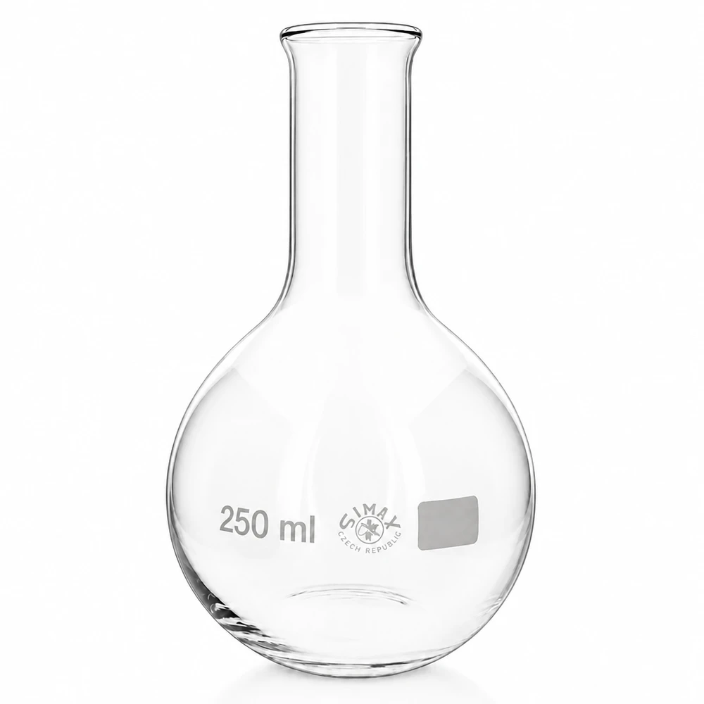 Stehkolben 250ml Enghals Stehkolben 250ml Enghals aus Borosilikatglas für Labor und Industrie bei Pacadura Fachhandel