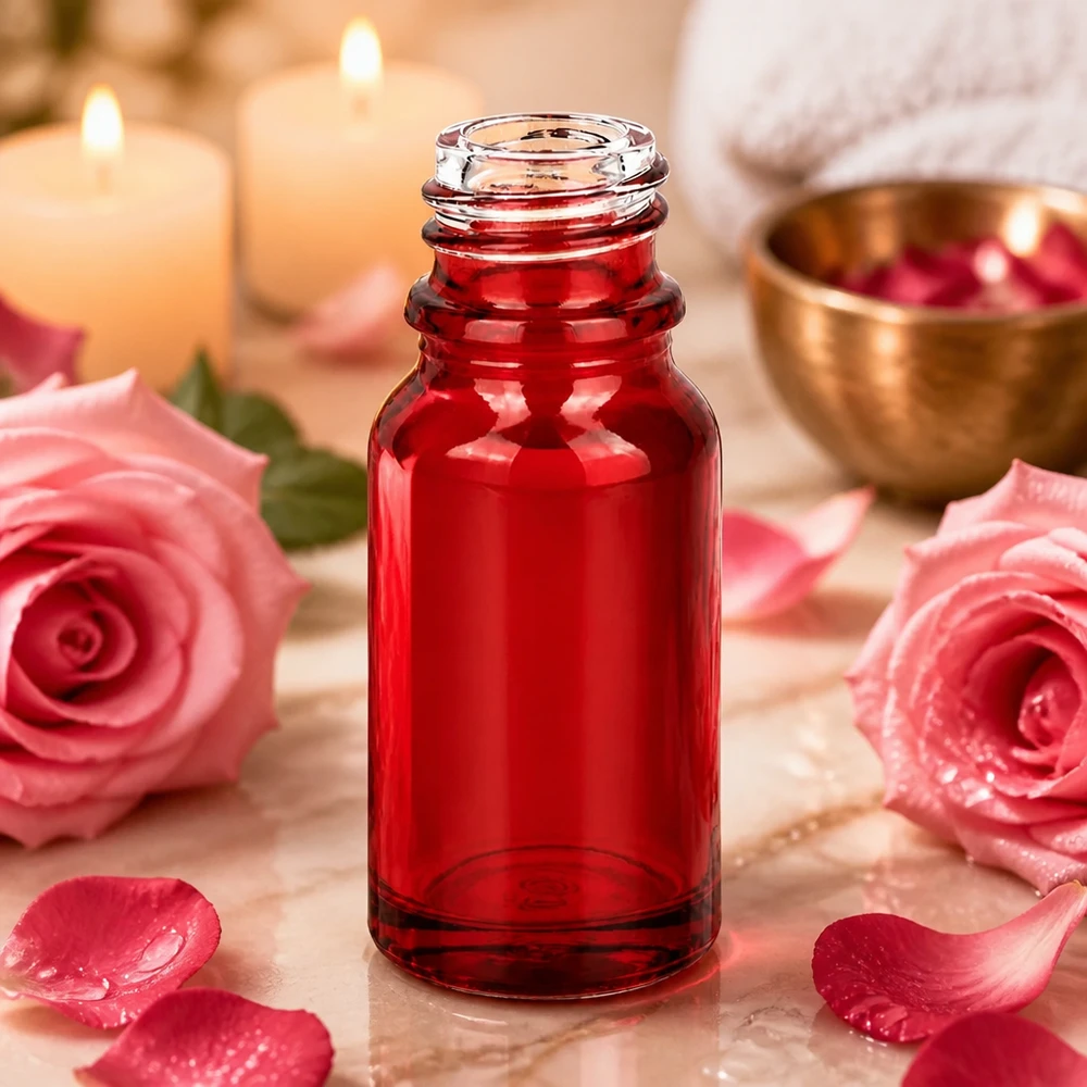 10ml Apothekenflasche RedLine UT18/10 UNiTWIST Rotglas für professionelle Anwendung im Fachhandel