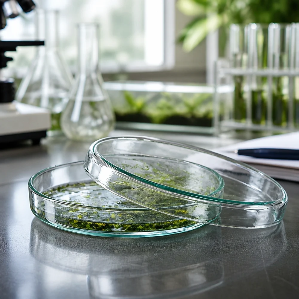 Petrischale 90x15mm aus Borosilikatglas für professionellen Laboreinsatz im Fachhandel
