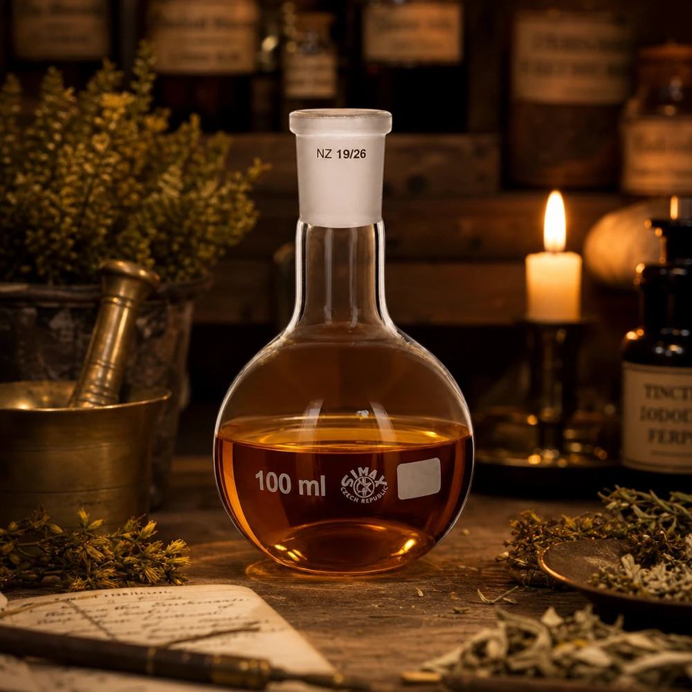 Stehkolben 100ml Borosilikatglas NS 19/26 für Labor und Industrie bei Pacadura.de