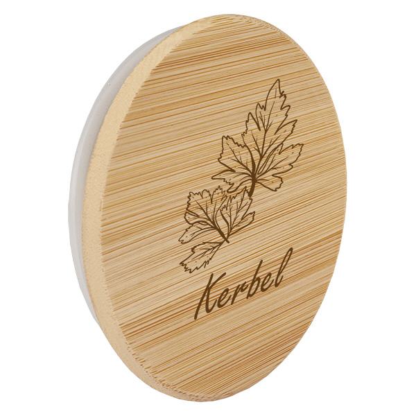 Holzdeckel "Kerbel" für WECK RR60