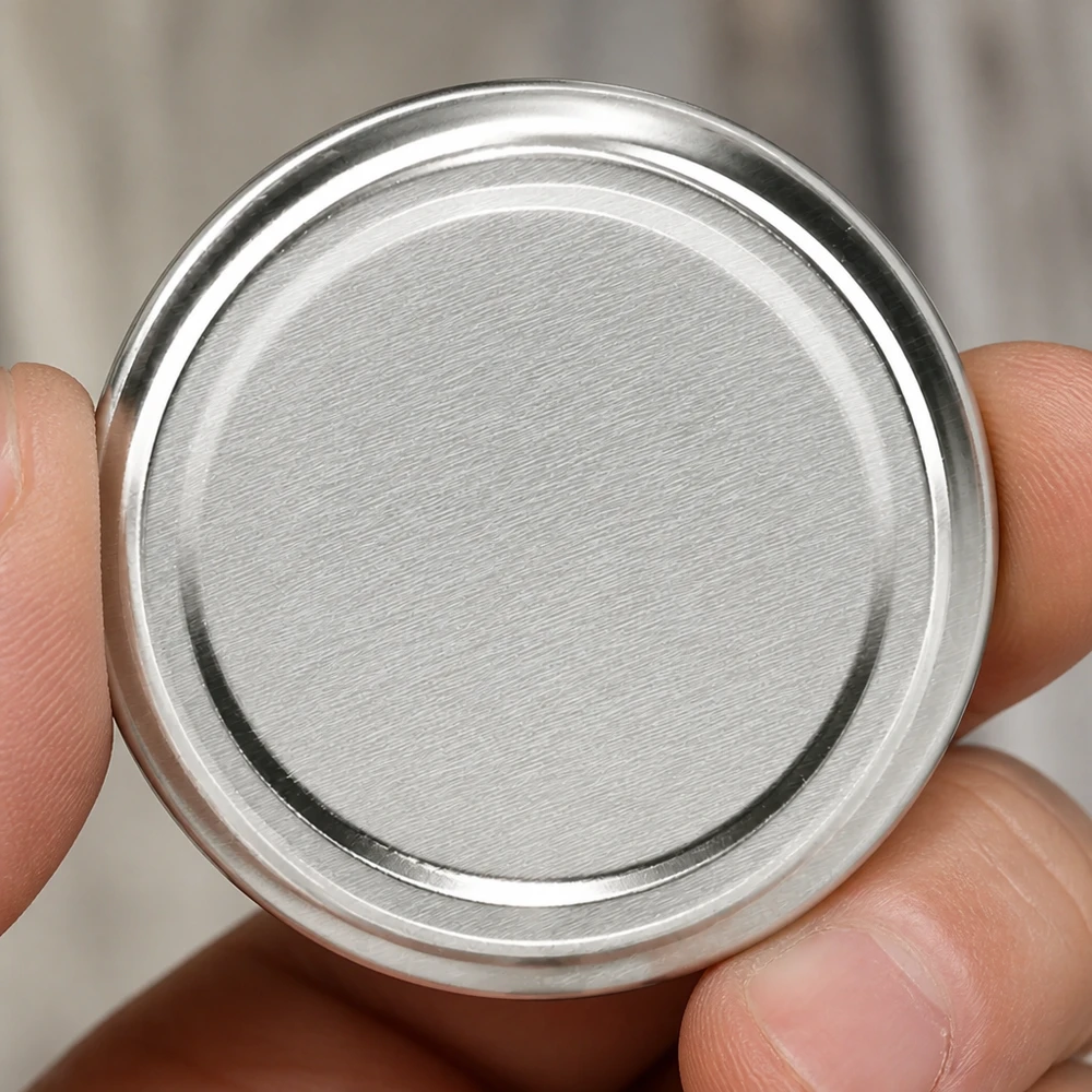 66mm BasicSeal Deckel silber (TO66) UNiTWIST 66mm TO66 BasicSeal Twist-Off-Deckel silber aus Weißblech für gewerbliche Abfüllung Pacadura