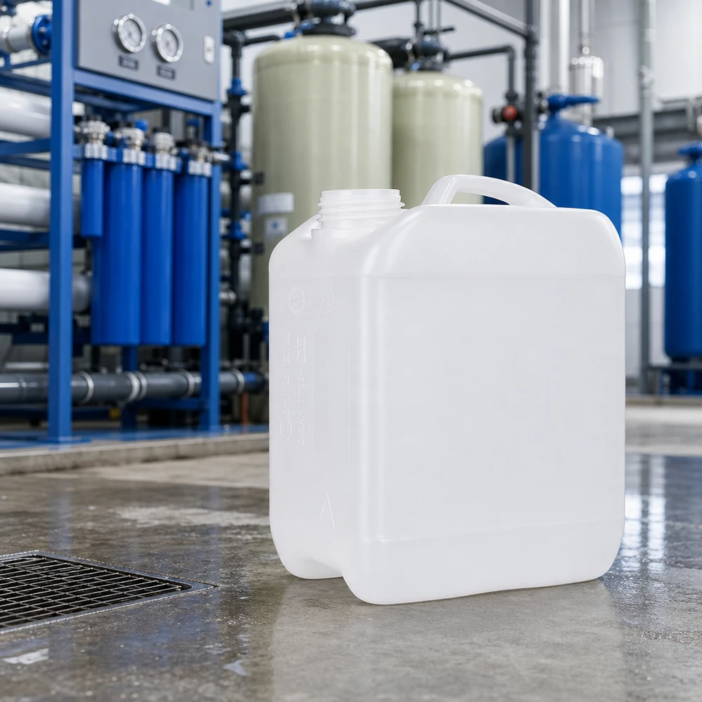 Kanister 2.5 Liter ohne Verschluss Weißer HDPE-Kanister 2,5 Liter ohne Verschluss für gewerblichen Einsatz in Industrie und Wasseraufbereitung
